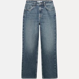Zara Straight Cut High Waist Jeans